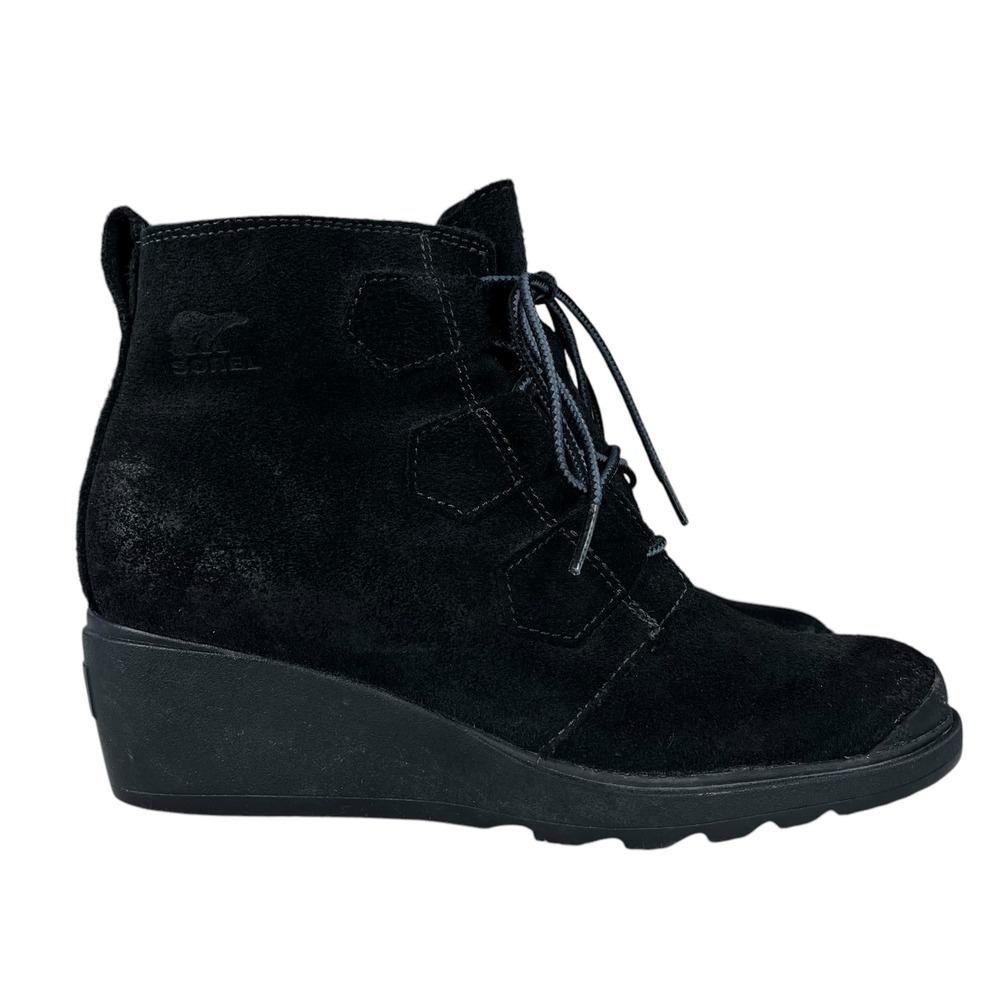 Sorel Women's Black Wedge Boots